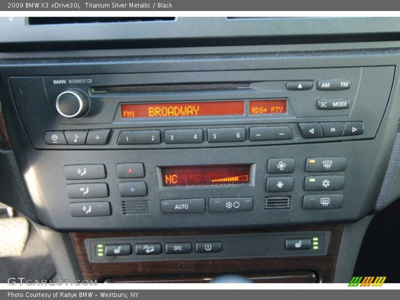 Titanium Silver Metallic / Black 2009 BMW X3 xDrive30i