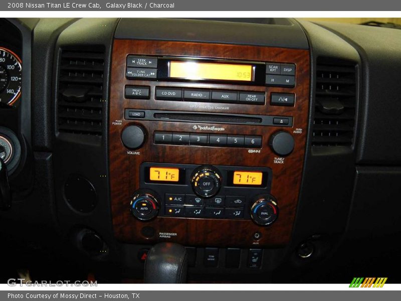 Galaxy Black / Charcoal 2008 Nissan Titan LE Crew Cab