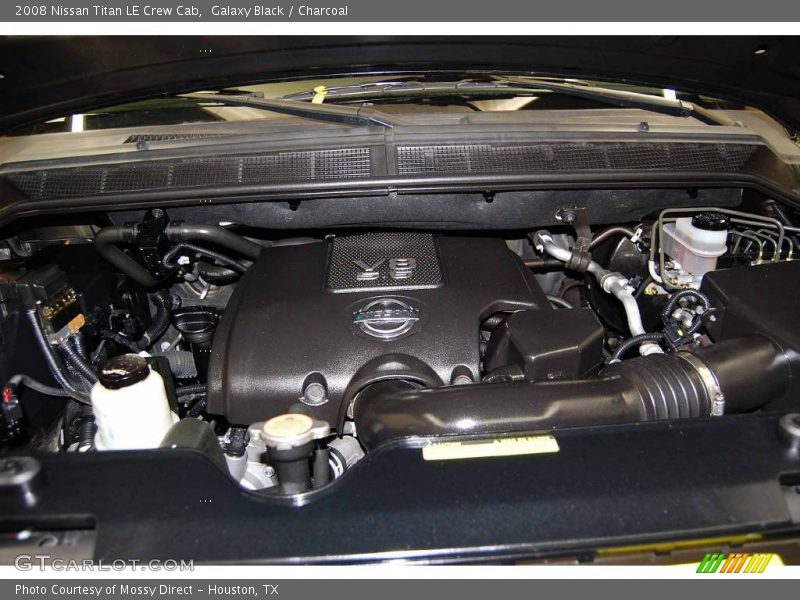 Galaxy Black / Charcoal 2008 Nissan Titan LE Crew Cab