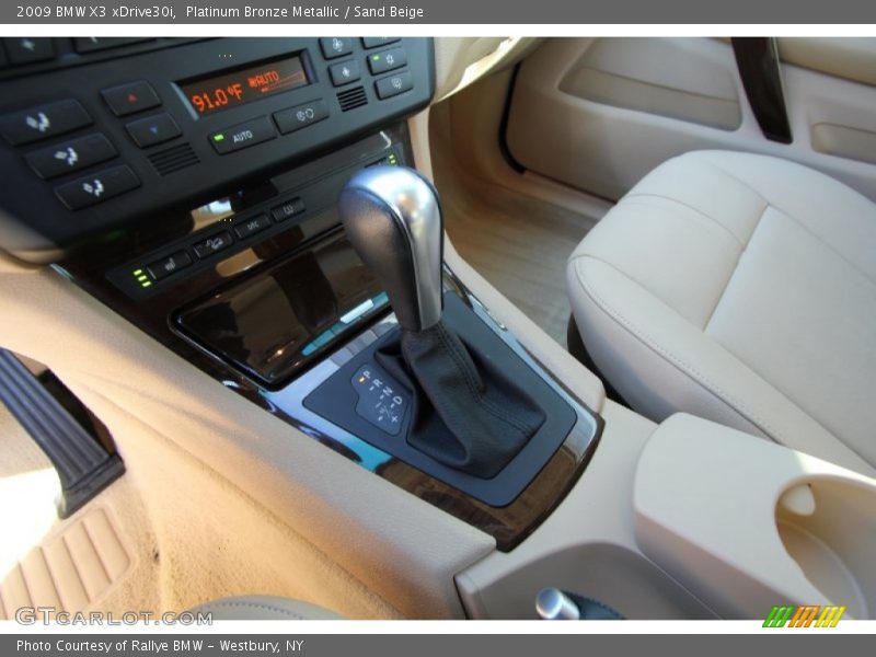 Platinum Bronze Metallic / Sand Beige 2009 BMW X3 xDrive30i