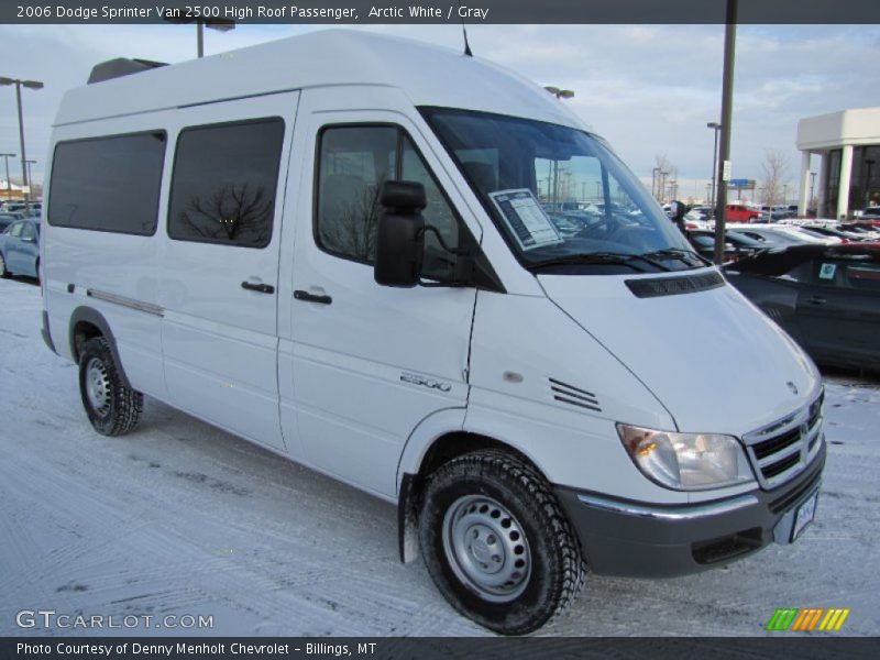 Arctic White / Gray 2006 Dodge Sprinter Van 2500 High Roof Passenger