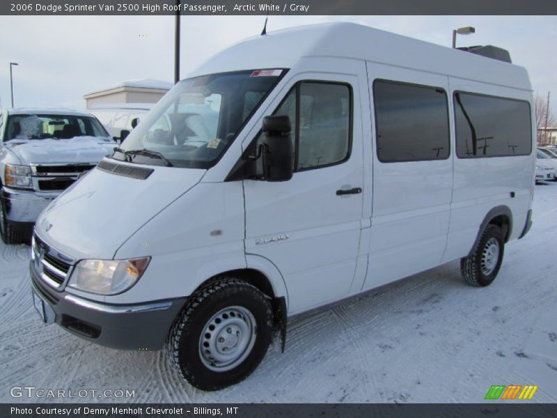 Arctic White / Gray 2006 Dodge Sprinter Van 2500 High Roof Passenger