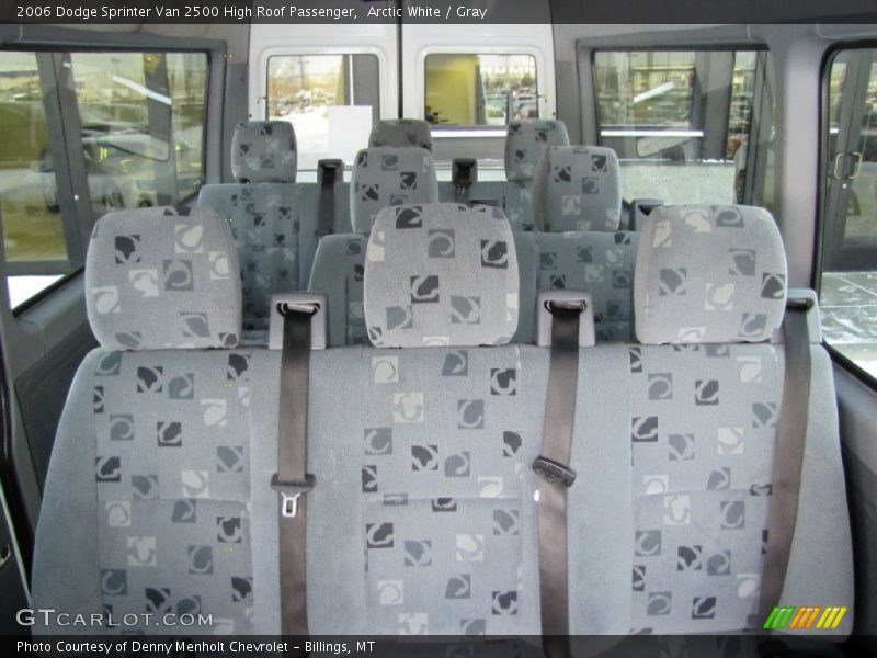 Rear Seat of 2006 Sprinter Van 2500 High Roof Passenger
