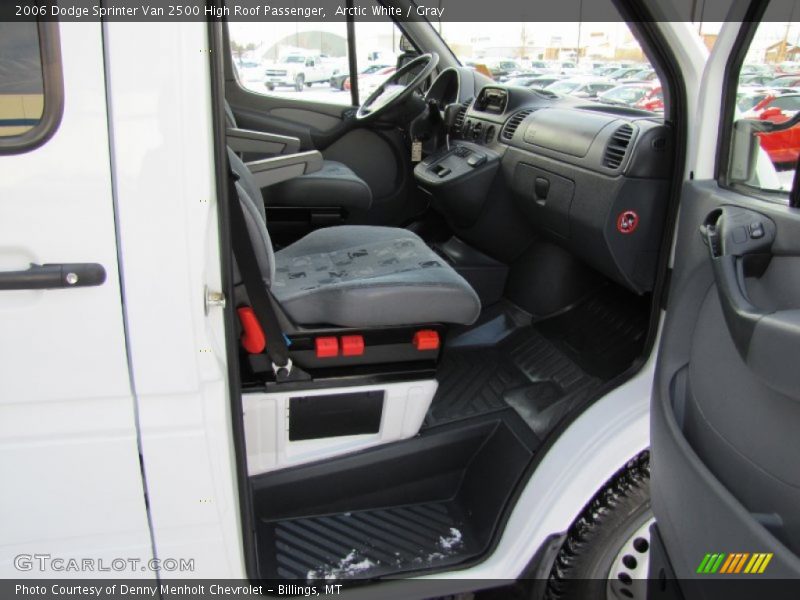 Arctic White / Gray 2006 Dodge Sprinter Van 2500 High Roof Passenger