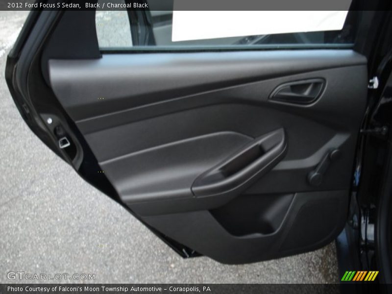 Black / Charcoal Black 2012 Ford Focus S Sedan