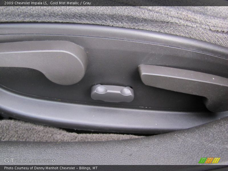 Gold Mist Metallic / Gray 2009 Chevrolet Impala LS