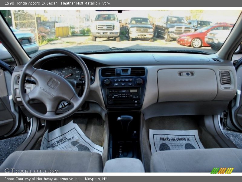 Heather Mist Metallic / Ivory 1998 Honda Accord LX Sedan