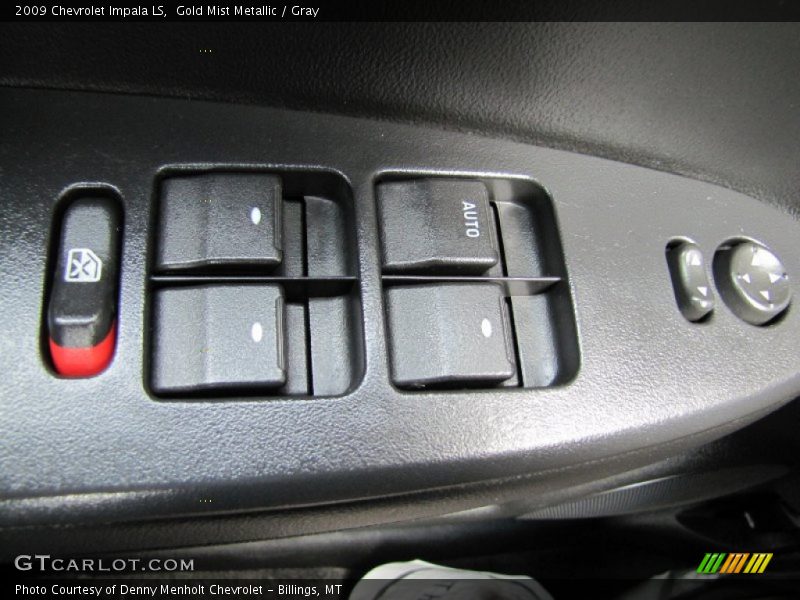 Gold Mist Metallic / Gray 2009 Chevrolet Impala LS
