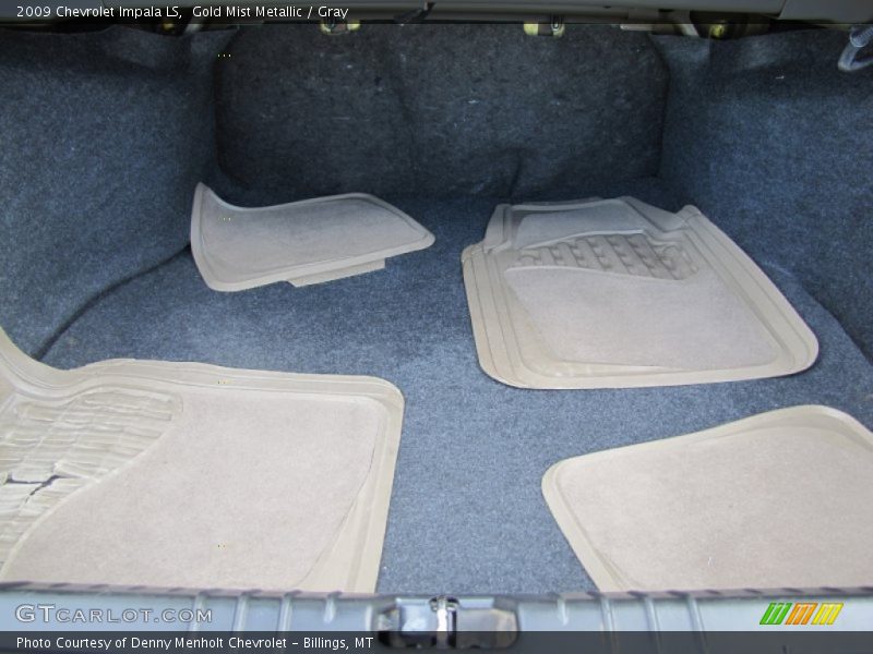 Gold Mist Metallic / Gray 2009 Chevrolet Impala LS