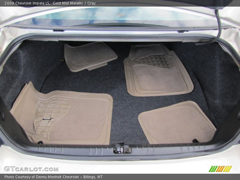 Gold Mist Metallic / Gray 2009 Chevrolet Impala LS