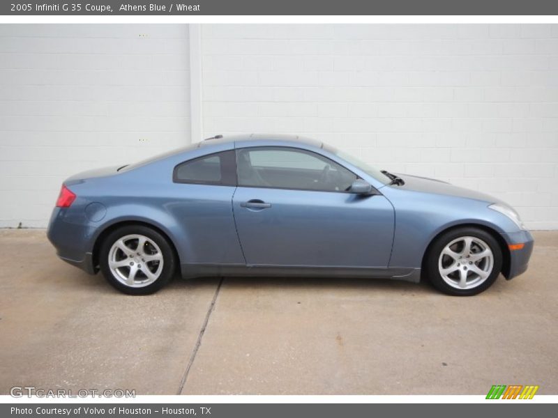 Athens Blue / Wheat 2005 Infiniti G 35 Coupe