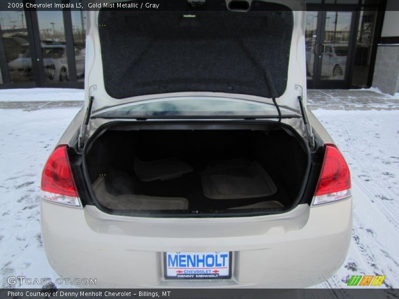 Gold Mist Metallic / Gray 2009 Chevrolet Impala LS