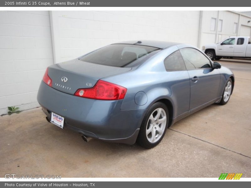 Athens Blue / Wheat 2005 Infiniti G 35 Coupe