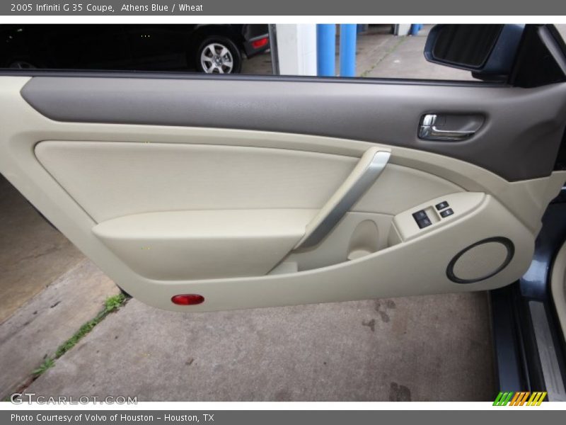 Athens Blue / Wheat 2005 Infiniti G 35 Coupe