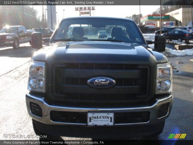 Sterling Grey Metallic / Steel 2012 Ford F250 Super Duty XL Regular Cab 4x4