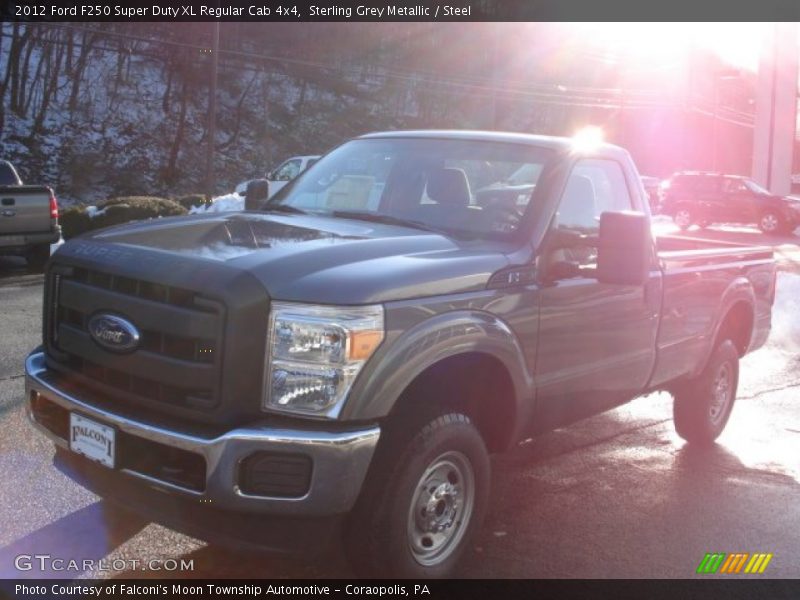 Sterling Grey Metallic / Steel 2012 Ford F250 Super Duty XL Regular Cab 4x4