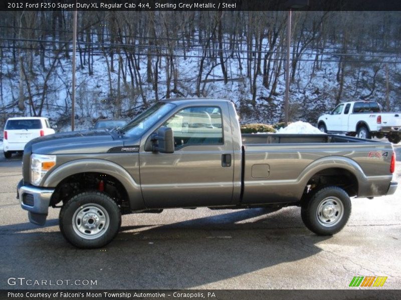 Sterling Grey Metallic / Steel 2012 Ford F250 Super Duty XL Regular Cab 4x4