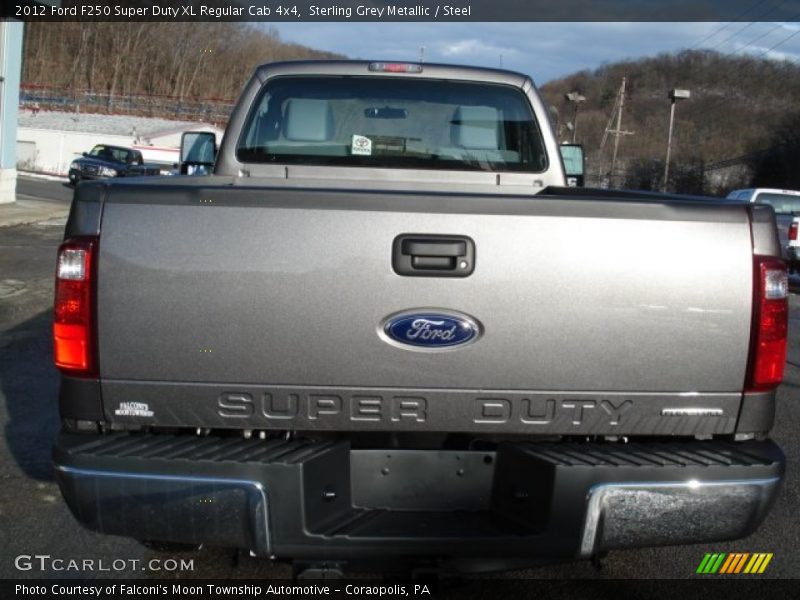 Sterling Grey Metallic / Steel 2012 Ford F250 Super Duty XL Regular Cab 4x4