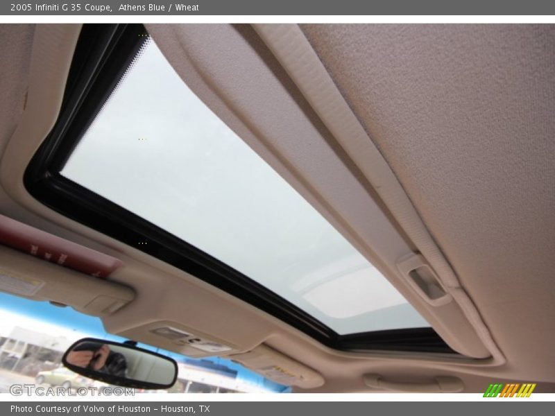 Athens Blue / Wheat 2005 Infiniti G 35 Coupe
