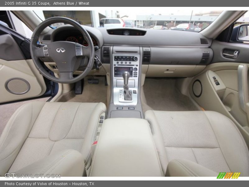 Athens Blue / Wheat 2005 Infiniti G 35 Coupe