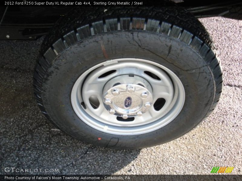 Sterling Grey Metallic / Steel 2012 Ford F250 Super Duty XL Regular Cab 4x4
