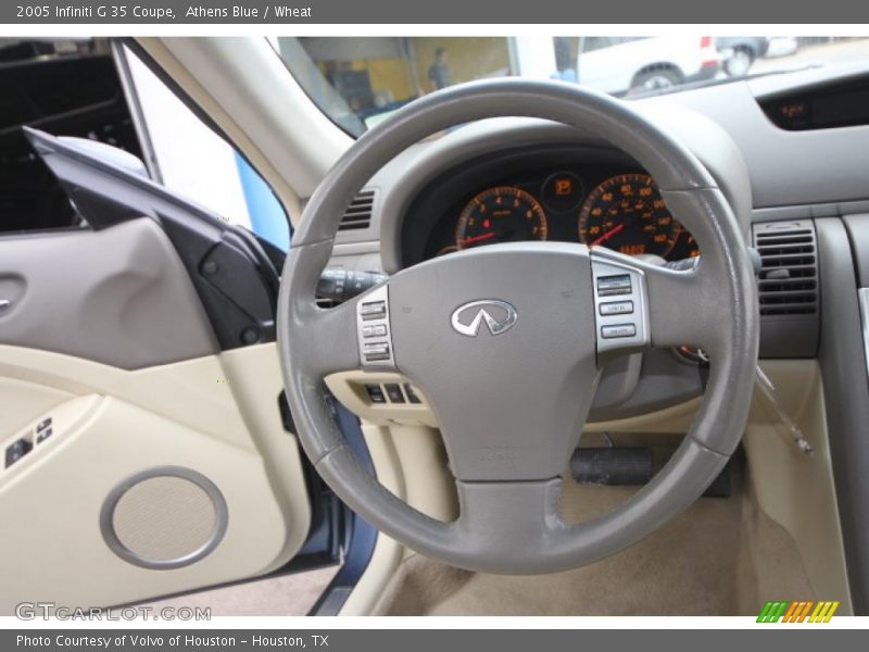 Athens Blue / Wheat 2005 Infiniti G 35 Coupe