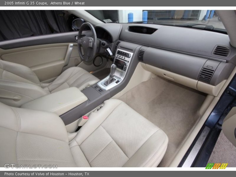 Athens Blue / Wheat 2005 Infiniti G 35 Coupe