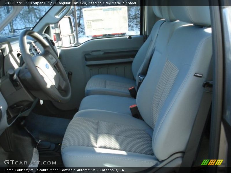Sterling Grey Metallic / Steel 2012 Ford F250 Super Duty XL Regular Cab 4x4