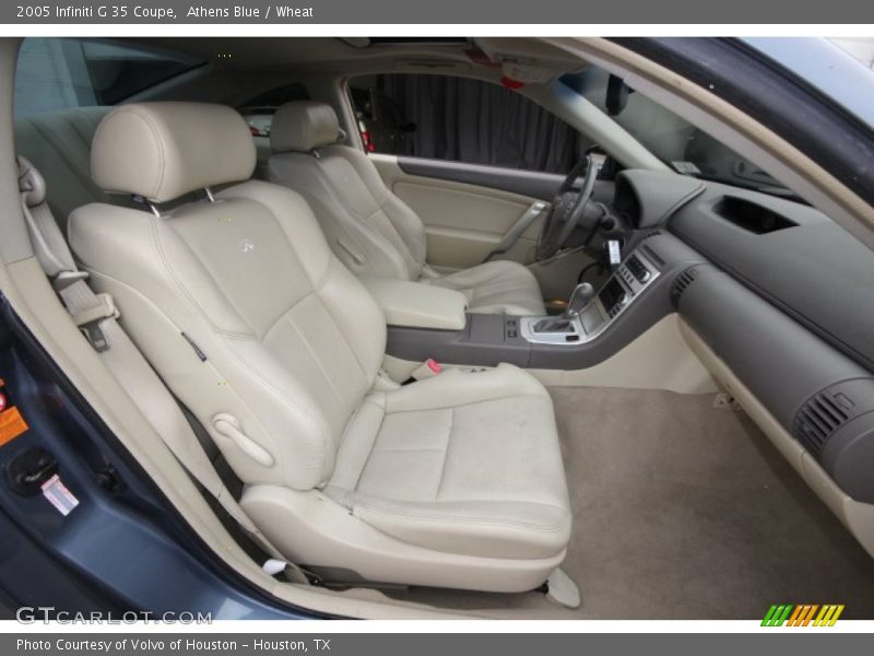 Athens Blue / Wheat 2005 Infiniti G 35 Coupe