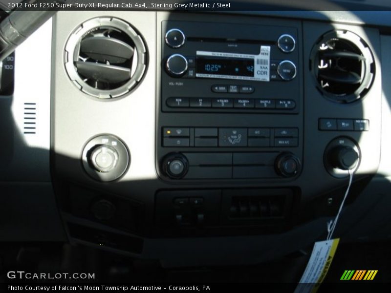 Sterling Grey Metallic / Steel 2012 Ford F250 Super Duty XL Regular Cab 4x4