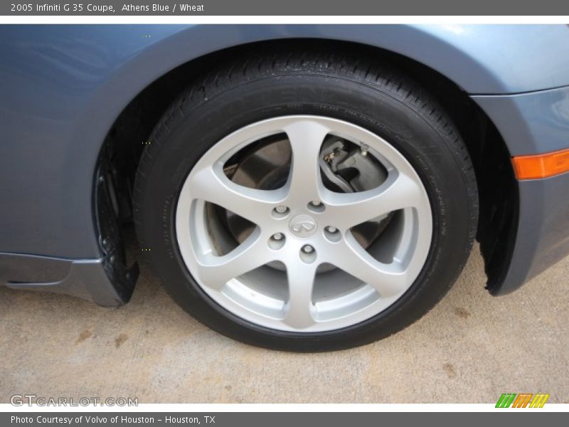 Athens Blue / Wheat 2005 Infiniti G 35 Coupe