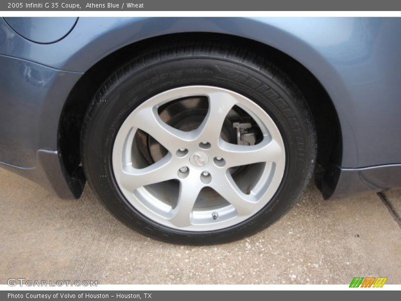 Athens Blue / Wheat 2005 Infiniti G 35 Coupe