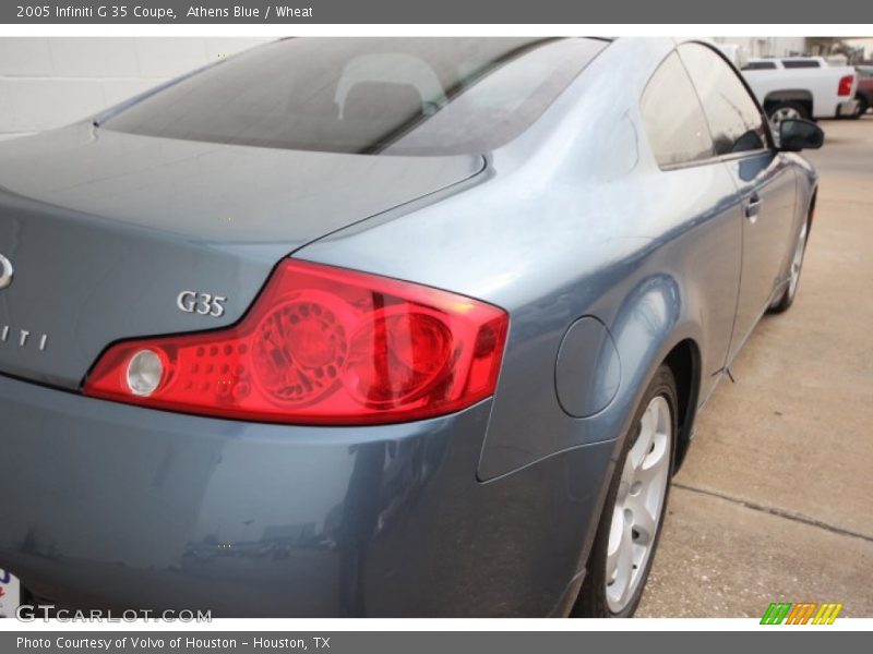 Athens Blue / Wheat 2005 Infiniti G 35 Coupe