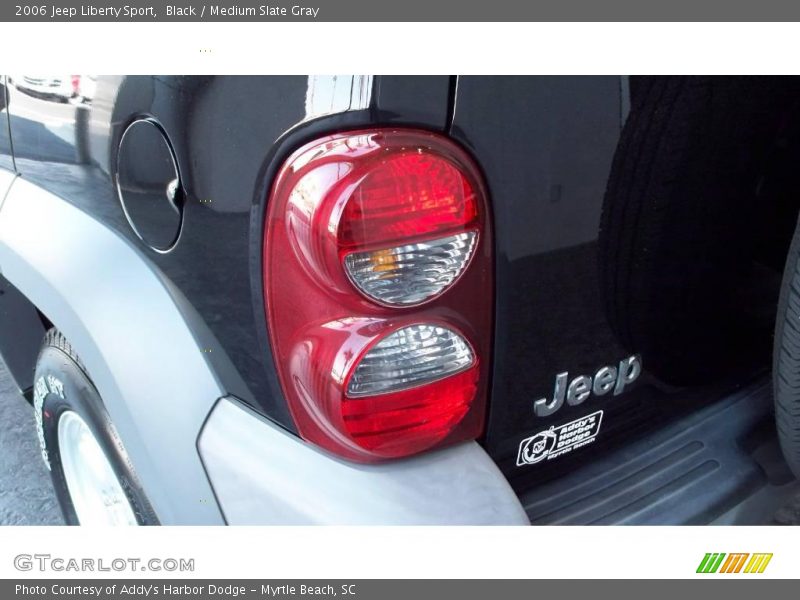 Black / Medium Slate Gray 2006 Jeep Liberty Sport