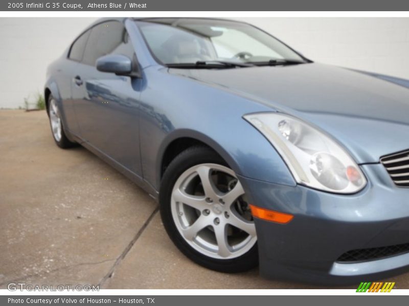 Athens Blue / Wheat 2005 Infiniti G 35 Coupe