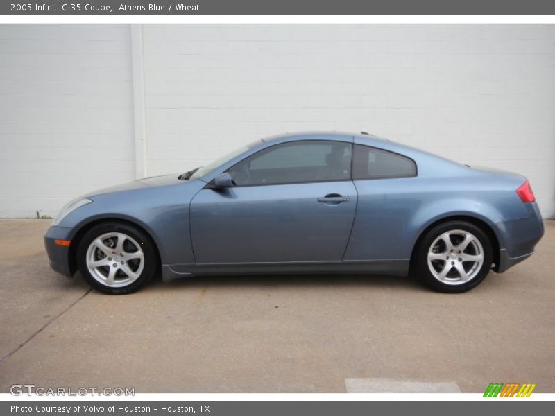 Athens Blue / Wheat 2005 Infiniti G 35 Coupe