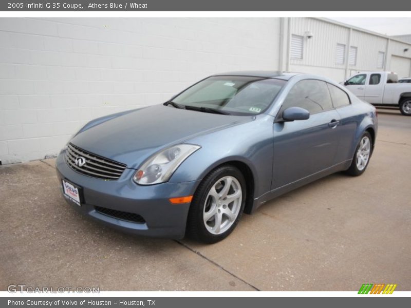 Athens Blue / Wheat 2005 Infiniti G 35 Coupe