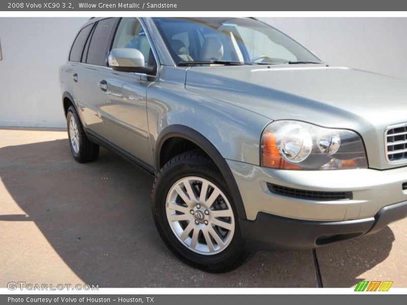 Willow Green Metallic / Sandstone 2008 Volvo XC90 3.2