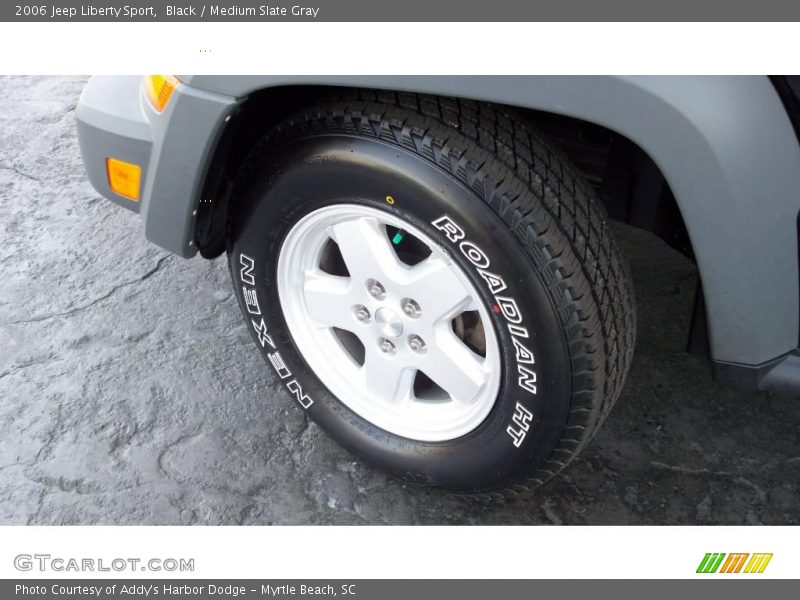 Black / Medium Slate Gray 2006 Jeep Liberty Sport