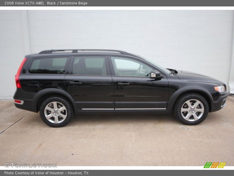 Black / Sandstone Beige 2008 Volvo XC70 AWD
