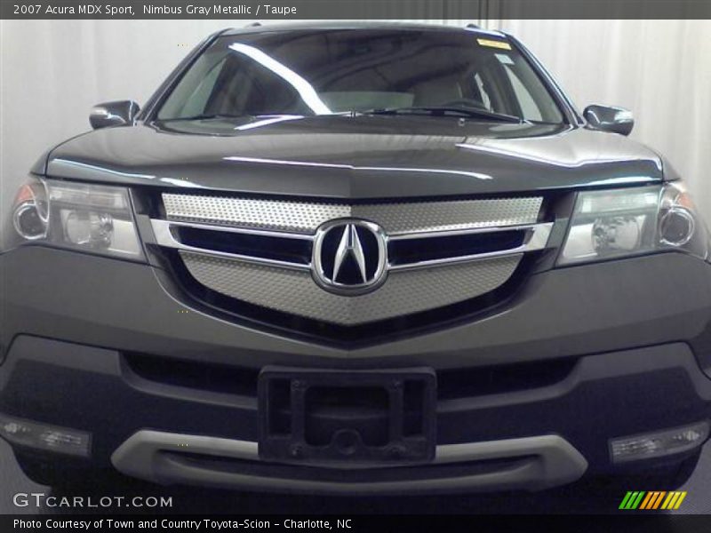 Nimbus Gray Metallic / Taupe 2007 Acura MDX Sport