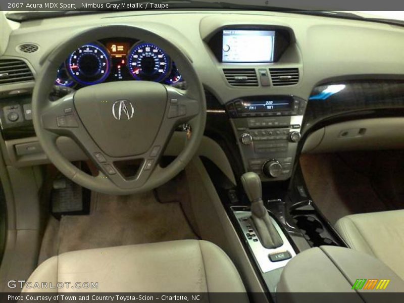 Nimbus Gray Metallic / Taupe 2007 Acura MDX Sport
