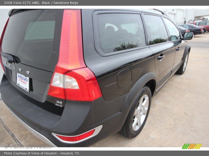 Black / Sandstone Beige 2008 Volvo XC70 AWD