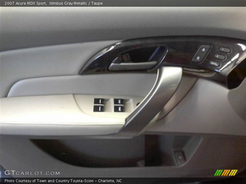 Nimbus Gray Metallic / Taupe 2007 Acura MDX Sport