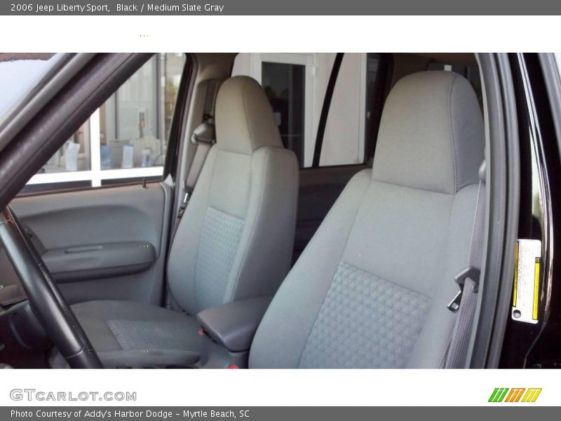 Black / Medium Slate Gray 2006 Jeep Liberty Sport