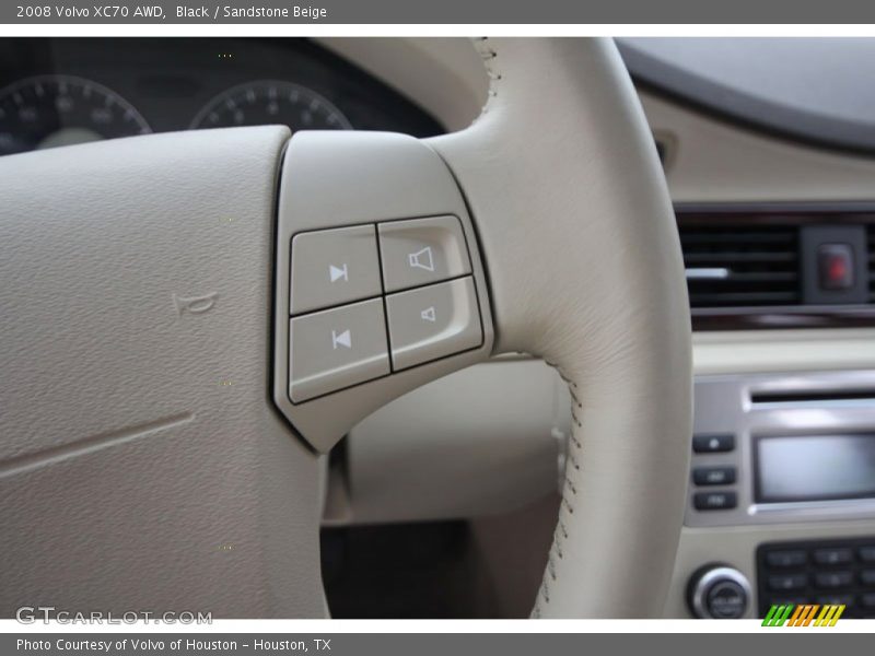 Black / Sandstone Beige 2008 Volvo XC70 AWD