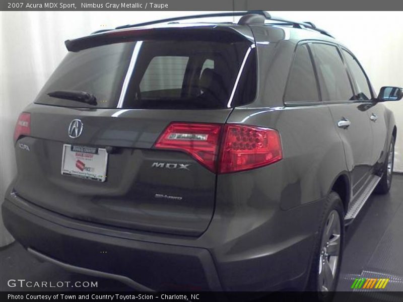 Nimbus Gray Metallic / Taupe 2007 Acura MDX Sport