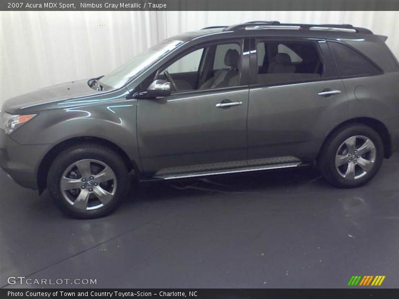 Nimbus Gray Metallic / Taupe 2007 Acura MDX Sport
