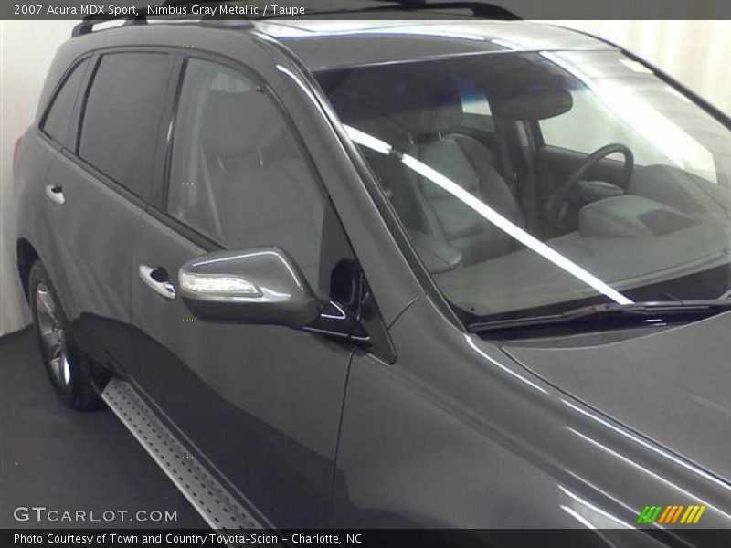 Nimbus Gray Metallic / Taupe 2007 Acura MDX Sport