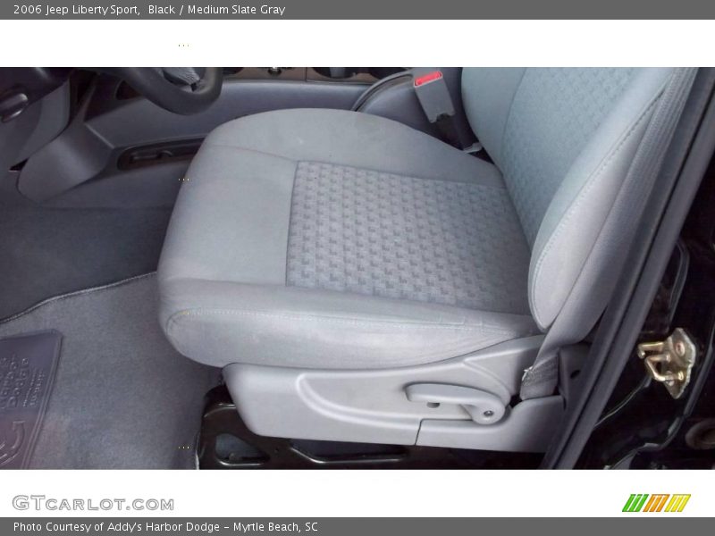Black / Medium Slate Gray 2006 Jeep Liberty Sport